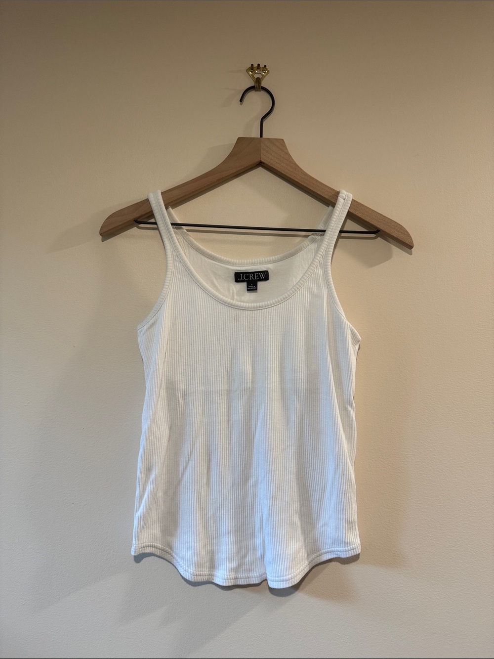 J. Crew Perfect Rib Scoopneck Tank Size S